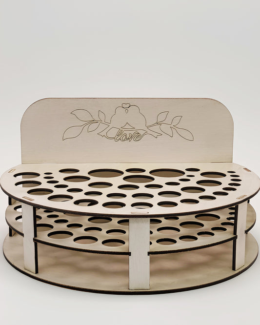 Ξύλινη Βάση Οργάνωσης Καλλυντικών